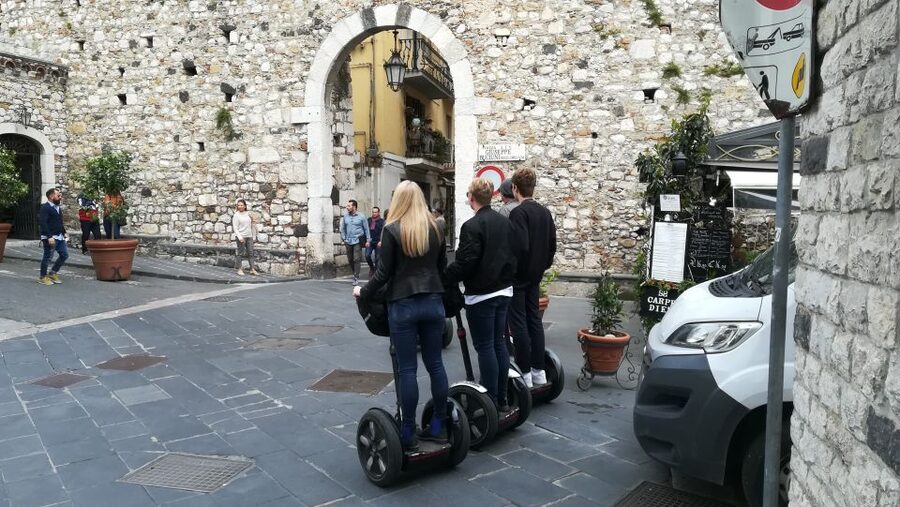 3-Hour Taormina Segway PT Authorized Tour - Piazza Duomo, City Hall, and the Centauressa Fountain Stop