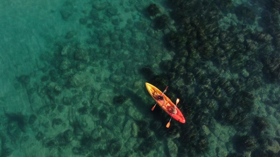 AGRIGENTO Kayak Tour alla Riserva Naturale di Torre Salsa - The Torre Salsa beach stop: 6 km of time to relax and swim