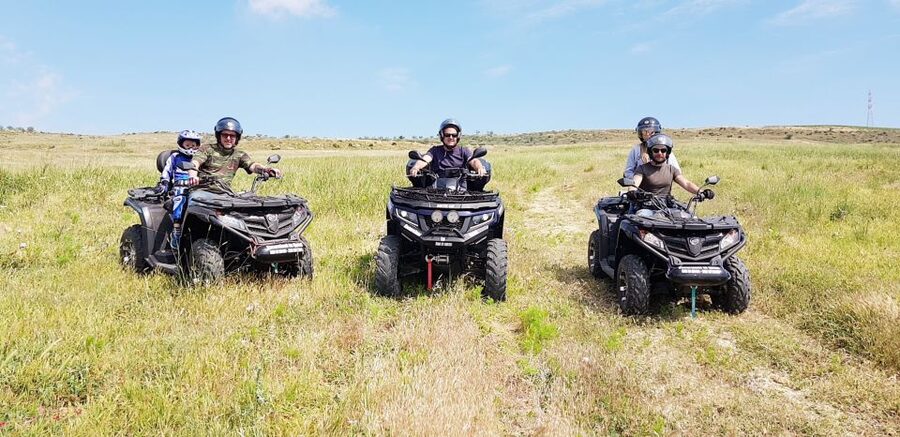 Agrigento: Off-Road ATV Tour - River Verdura canyon and 70 percent dirt road driving