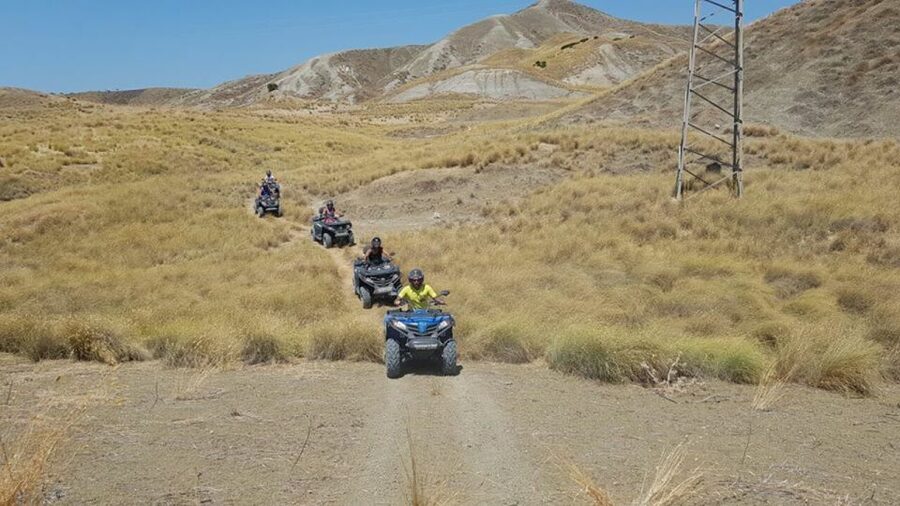 Agrigento: Quad Bike Tour with 3 Path Choices - Path 2 to Monte di Sara: dirt roads through wooded areas and Palma Nana