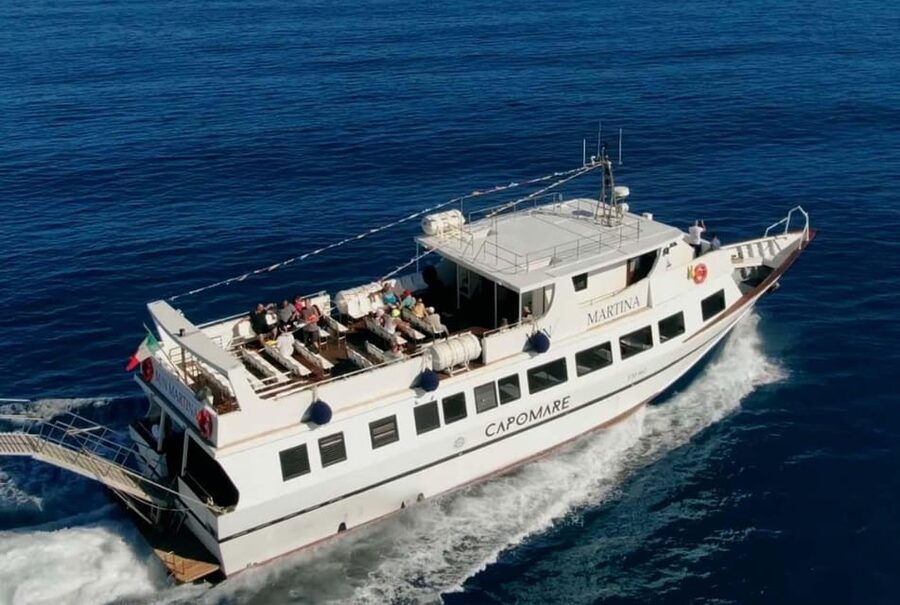 Capo d'Orlando: Mini-cruises to Vulcano, Panarea, Stromboli - Vulcano stop: the smoking crater, thermal water, and black sand