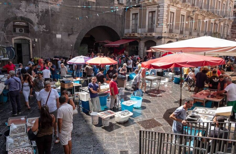 Catania: City Highlights Tour with Guide - Pescheria Fish Market Stop: What to Expect When the Street Turns Smell-First