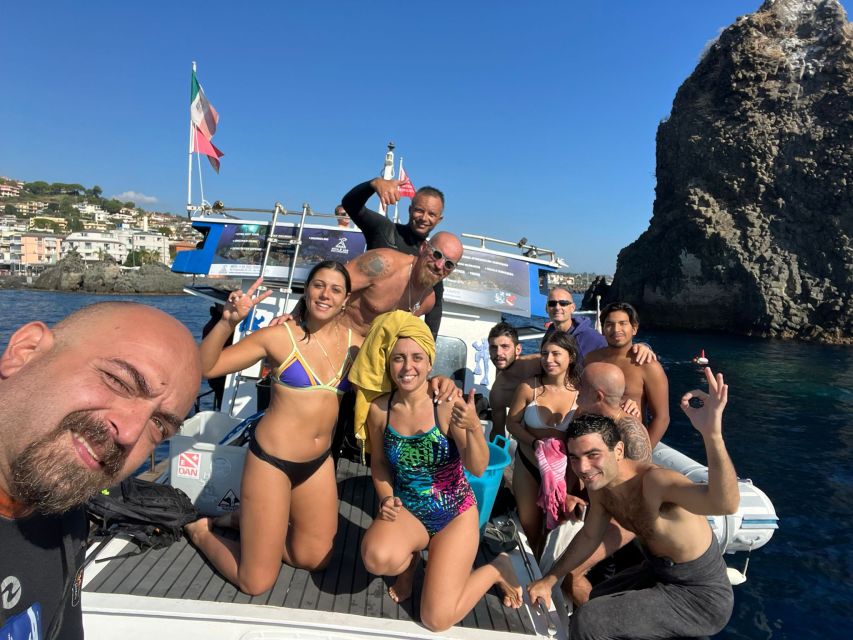 Catania: Cyclops Islands & Timpa Nature Reserve Boat Tour - What You’ll See Underwater: Basalt Pillars, Lava Ropes, and Real Marine Life