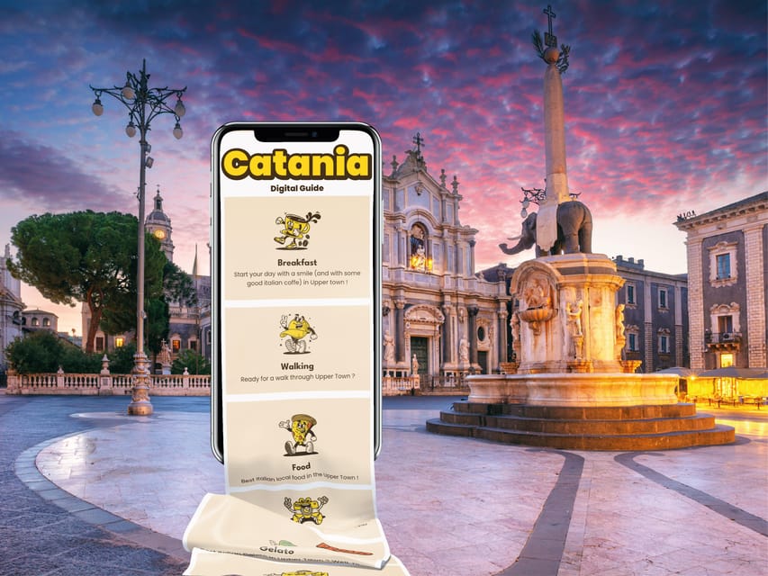 Catania: Digital guide made with a Local for your tour - How the guide works while you walk (smartphone, maps, and audio)