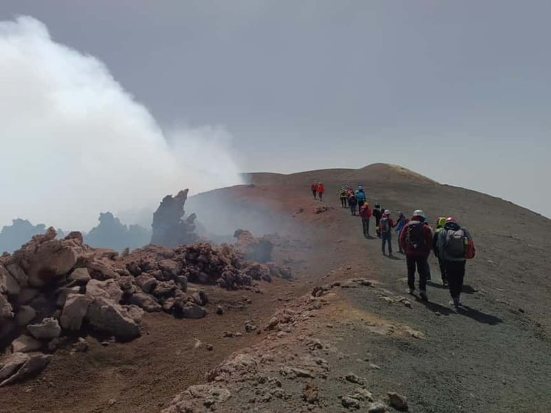 Catania, Etna trekking with guide and cable car at 3000 meters + transfer available - Entering Etna by the Rifugio Sapienza route