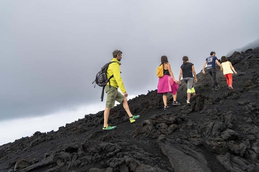 Catania: Guided Tour of Etna with Farm Visit & Food Tasting - Rifugio Sapienza and Crateri Silvestri, Etna’s Story on Foot