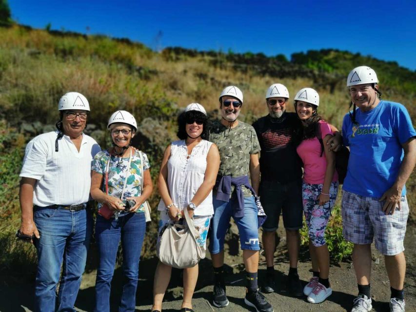 Catania: Guided Tour of Etna with Farm Visit & Food Tasting - Helmet and Torch Time, Exploring a Lava Tube