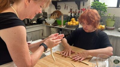 Pistachio Ravioli, Pasta Home Cooking Class w/ Wine