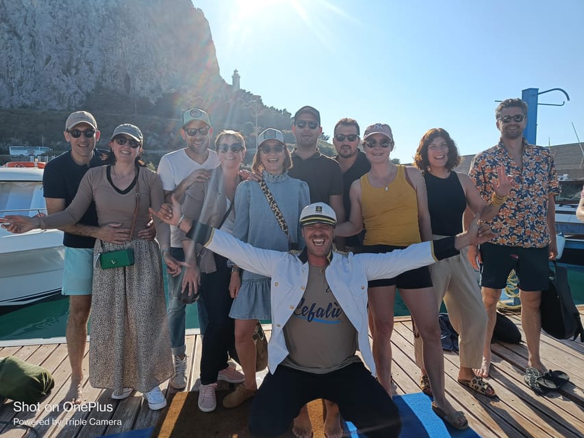 Cefalù: Mini Yacht with Snorkel Stops, Caves and Aperitif - Meeting at Cafè Eolo in the Port of Presidiana, Then Getting Moving