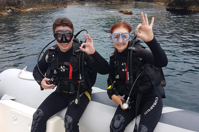 Diving for patented divers - Sicily Scuba Sessions for Certified Divers, Set in Mazzarò bay