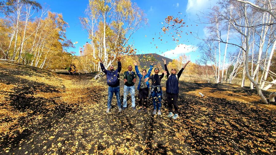 Etna and Alcantara Gorge excursion from Taormina and surroundings - From Taormina pickup to the Mareneve road views