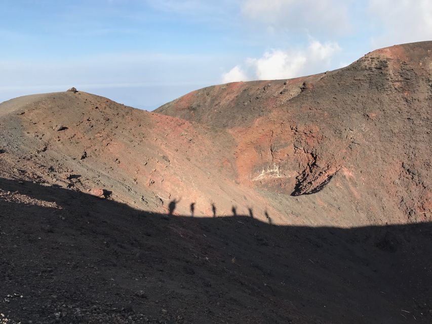 Etna: Craters of the 2002 Eruption Trekking Experience - The Summit Crater Edge View, Then the Return Down the Sandy Channel