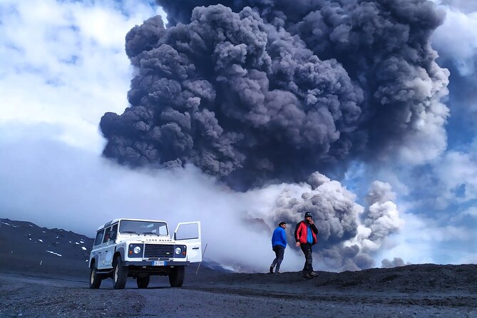 Etna excursion 3000 meters with 4x4 cable car and Trekking - The Barbagallo crater trek to the 2002 lava channel and beyond