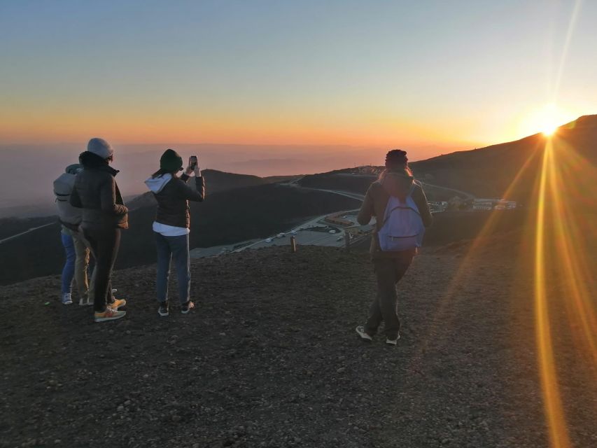 Etna excursions at sunset ancient craters and lava flows - First stop on Etna: ancient side craters and what to look for