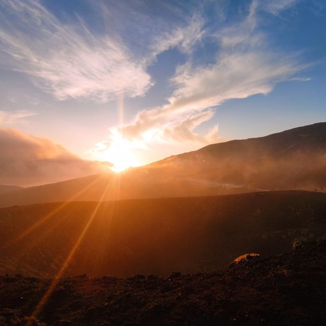Etna excursions at sunset ancient craters and lava flows - Group size, language, and how that affects your experience