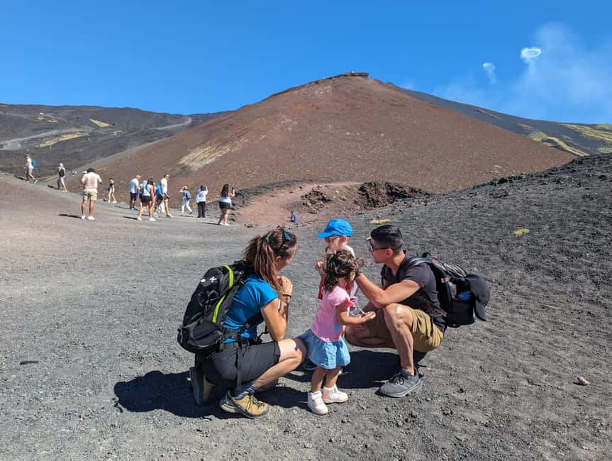 Etna Family Tour: private excursion on Etna mt. for families - Starting point at Bar Crateri Silvestri, then right into the adventure