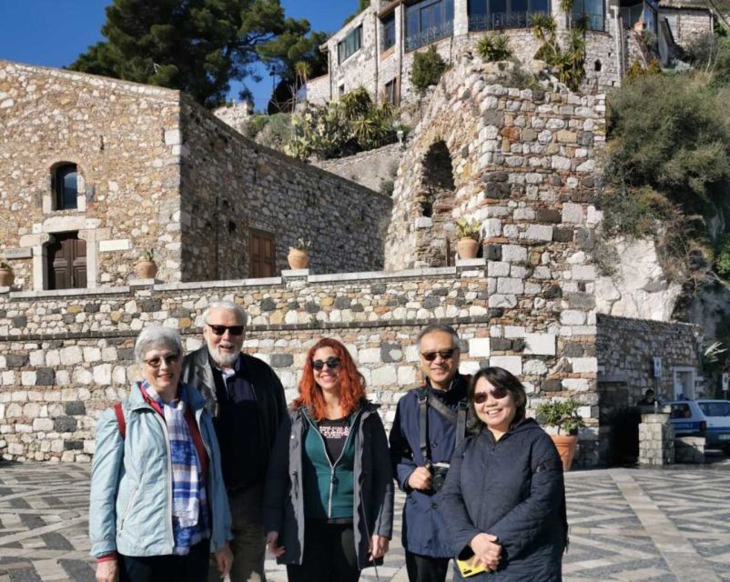 From Catania: Day Trip to Giardini Naxos and Taormina - Castelmola hill-town wander: Norman walls, Piazza Duomo, and panoramic rewards