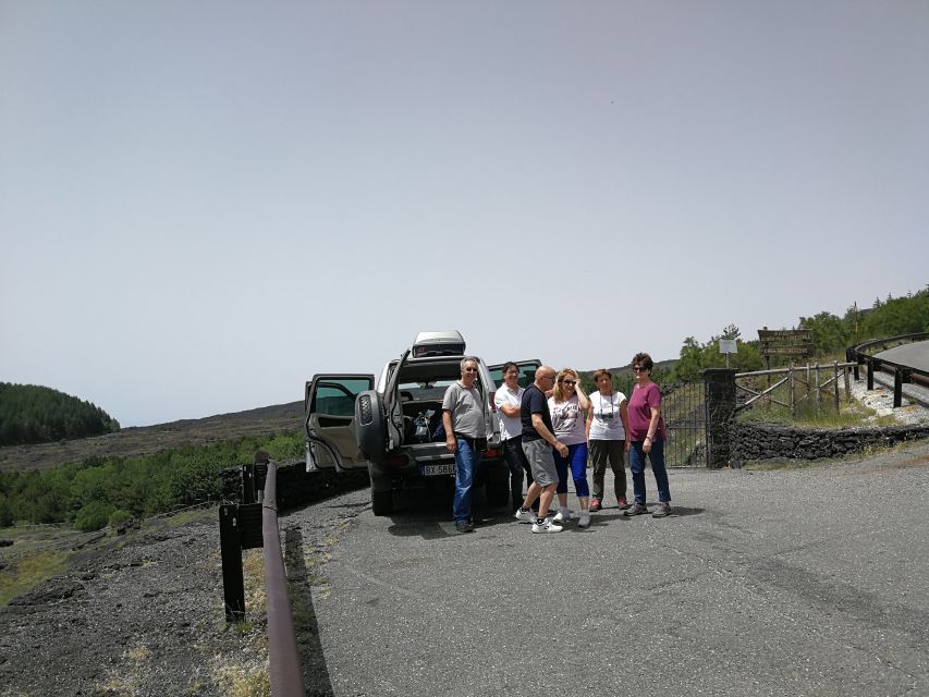 From Catania: Etna & Taormina Day Trip - The lava-flow cave stop with helmets and head lamps