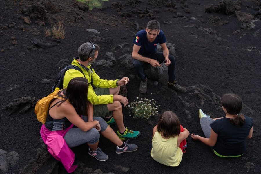 From Catania: Mount Etna and Alcantara River Tour - Pickup and van ride to the Rifugio Sapienza area