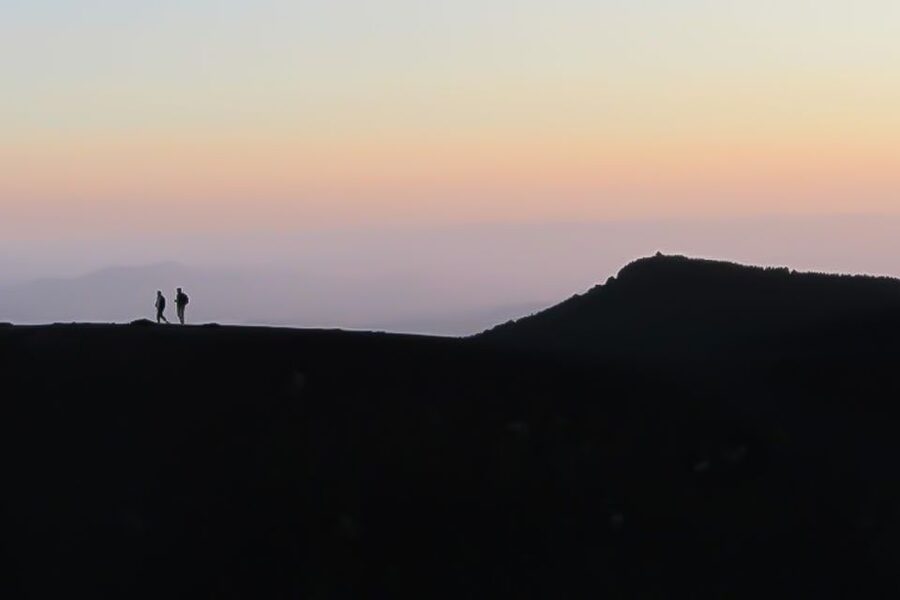 From Catania: Mount Etna Sunset Tour with Tasting and Cave - Sapienza Refuge walk, the best kind of light exercise