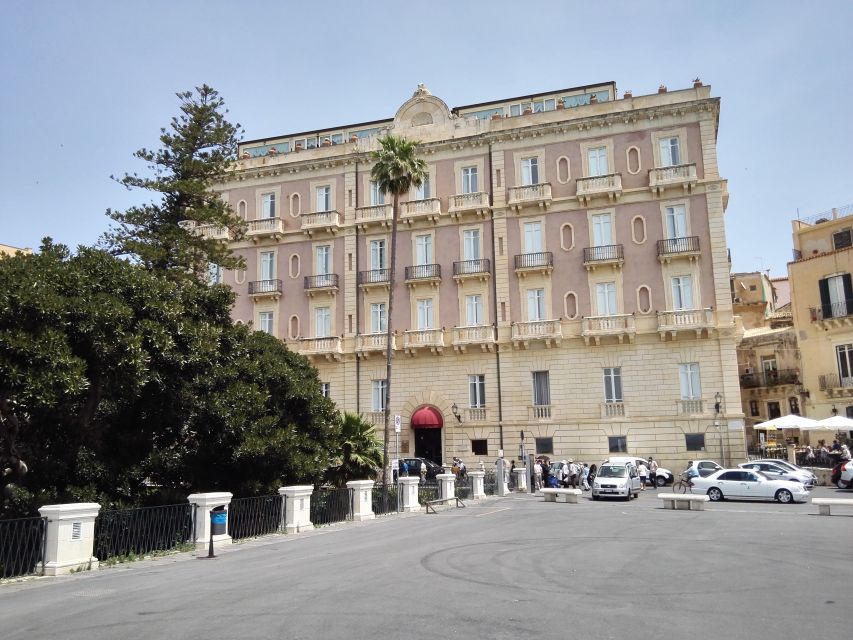 From Naxos: Syracuse, Noto, and Catania Baroque Tour - Ortigia: Temples, Duomo square, and the Aretusa fountain area