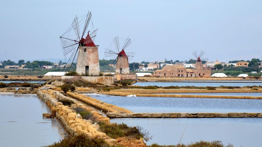 From Palermo: Erice and Marsala Day Trip with Lunch - Saline dello Stagnone: salt windmills, working basins, and salty air