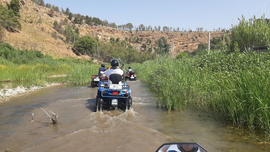 From Ribera: Quad Tour in the province of Agrigento - The Piana Grande and Pianagrande Coast Run: Where the Sea Shows Up Close
