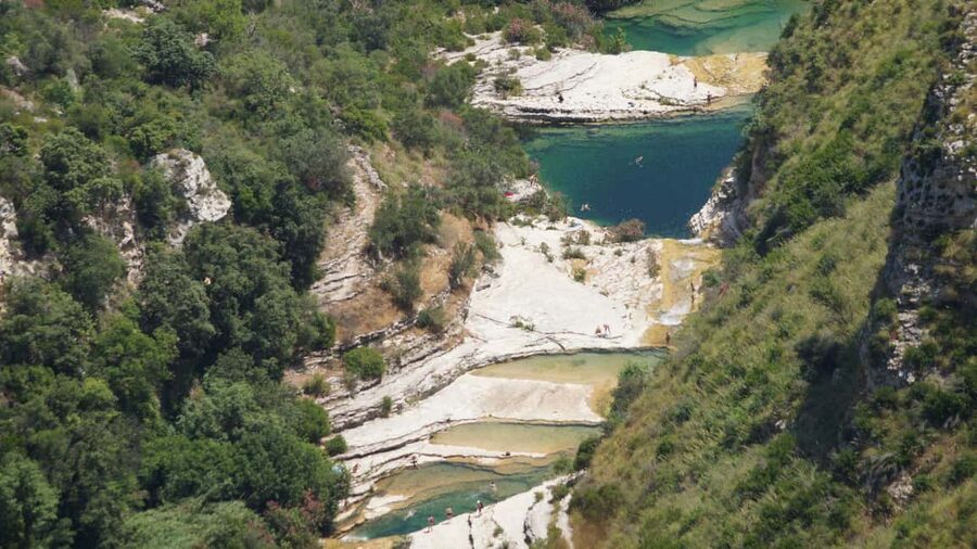 From Syracuse: Cavagrande Natural Reserve Guided Trek - Waterfalls and rock pools, plus when swimming actually makes sense