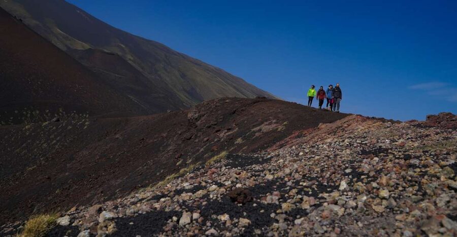 From Syracuse: Mount Etna Guided Morning Hike & Food Tasting - The drive from Piazza del Pantheon to the 2000 meter start