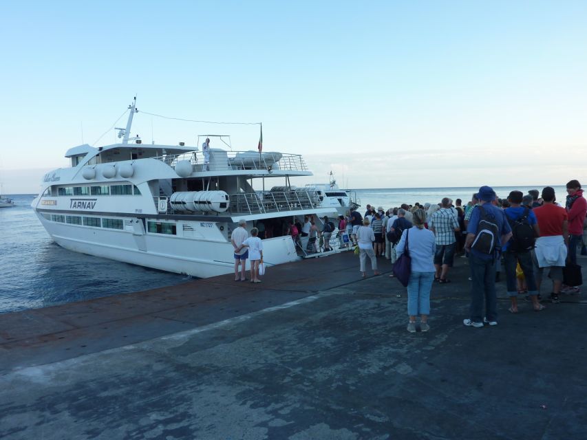 From Taormina: Chic Panarea and Stromboli Day Tour - Food, Water, and What to Pack for a 14-Hour Day