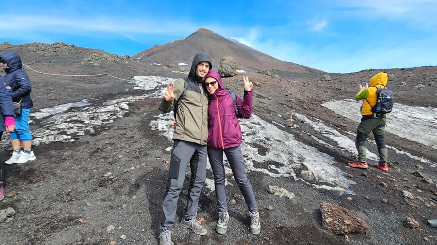 From Taormina: Etna Tour with Hiking, Cave Visit, & Tastings - Cable car and 4x4 jeep bus option: your biggest decision on the day