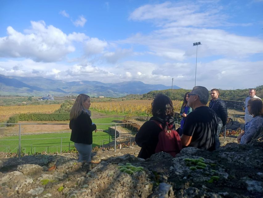 From Taormina: Etna Wineries Small Group Tour - Castiglione di Sicilia: your one-hour do-it-your-way break