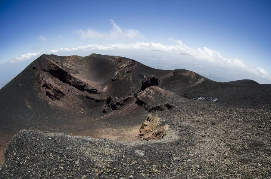 From Taormina: Mount Etna upper craters and Alcantara Gorges - How long you’re really at the summit craters