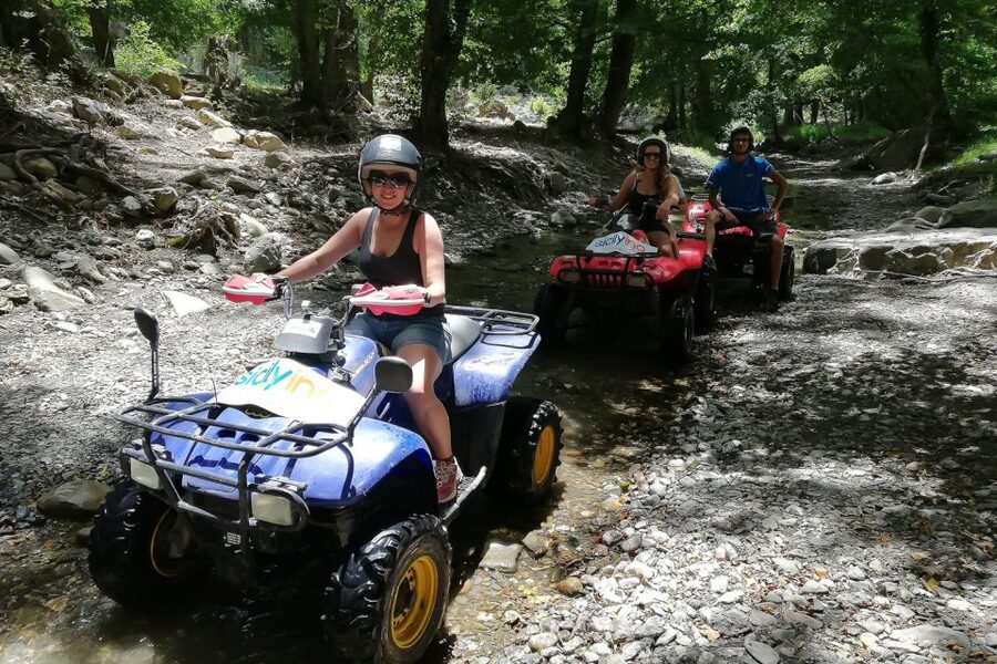 From Taormina: Off-Road ATV Tour Alcantara & Mount Etna - Taormina Pickup and Ride Options: 1 Hour or a Half-Day Etna Push