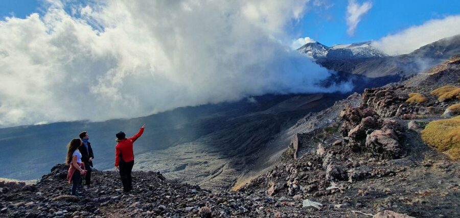 From Taormina or Catania: Private Full-Day Mount Etna Hike - The main hiking block on Mount Etna, about 7 km of volcanic ground