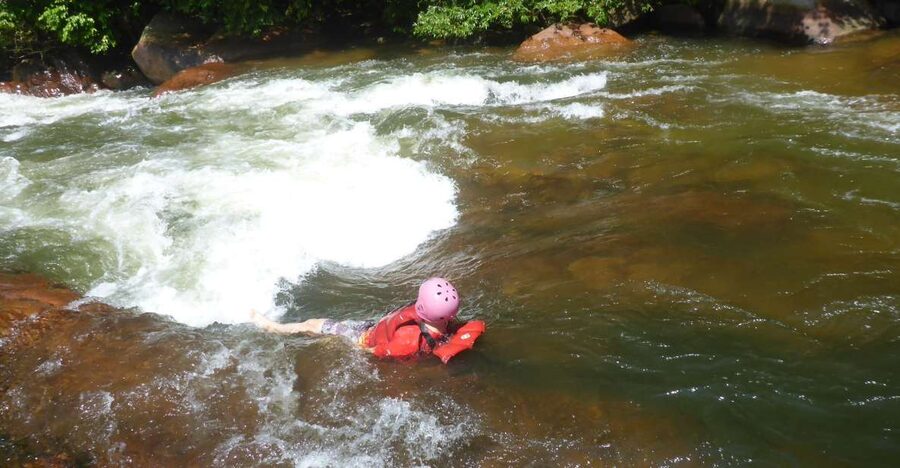 From Taormina or Messina Port: Body Rafting + Lunch - Alcantara River body rafting: limestone rapids, and what canyon-style jumps add