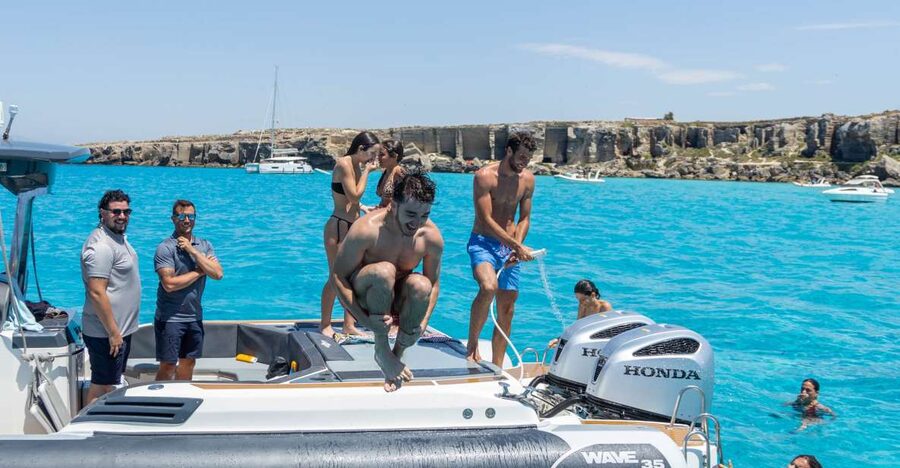 From Trapani: Egadi Islands Day Tour by Boat - From Trapani marina to the Angelica yacht, how the day starts