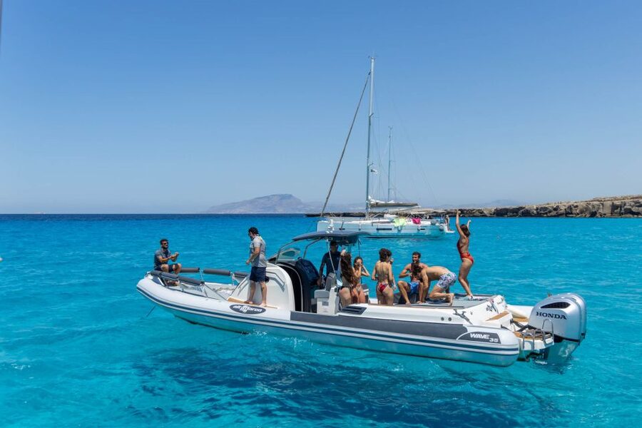 From Trapani: Egadi Islands Day Tour by Boat - Cala Rossa and the Favignana anchorages: more time in the water, fewer interruptions