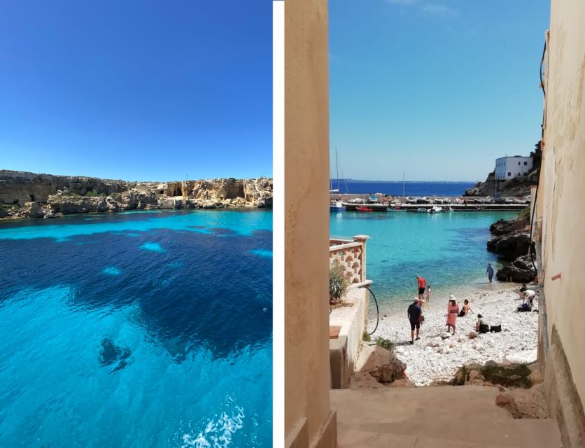 From Trapani: Favignana and Levanzo Mini Cruise with Lunch - Levanzo: Small Island Time and the Faraglione Sea Stack Views