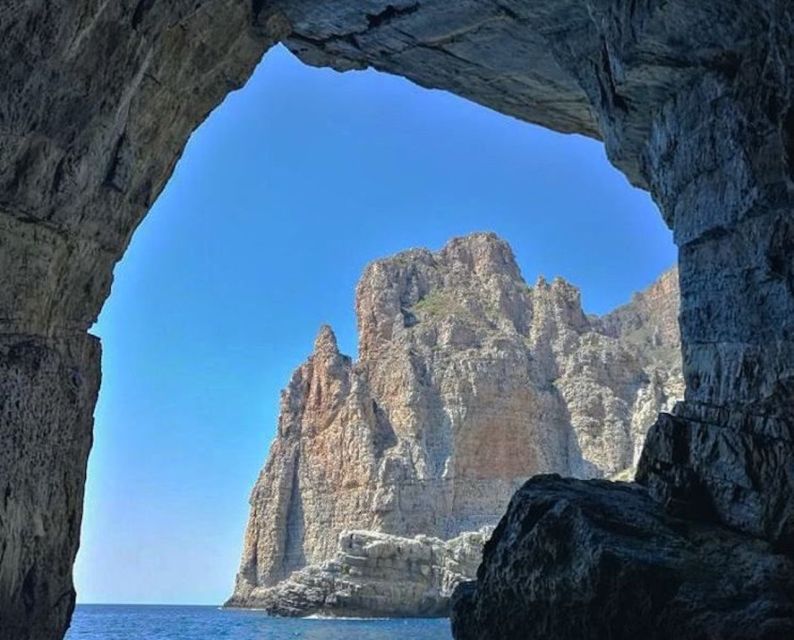 From Trapani: Marettimo Grottos Cruise & Local Food Tastings - Meeting Point at Egadi Escursioni di Torre Lines, and the Cash Timing