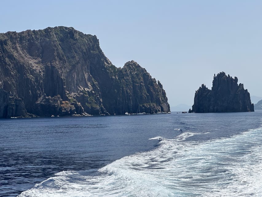 From Tropea: Vulcano Lipari Sciara By Day - The Calabria coastline cruise, what that near-shore route gives you