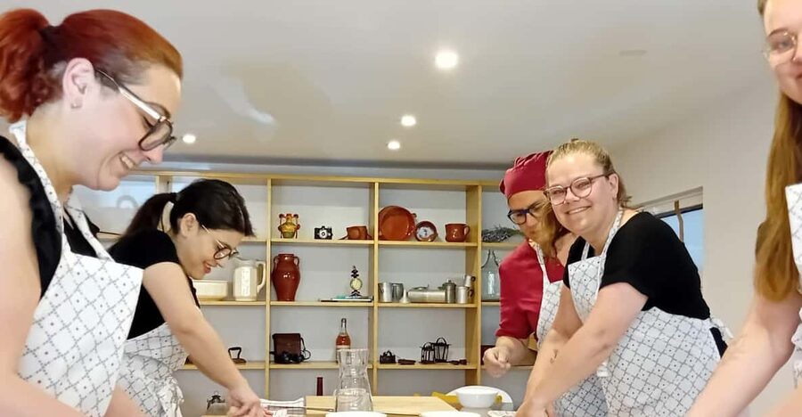 Giardini Naxos, Taormina: Food Class & Sicilian Tasting - Rolling Pasta Dough and Using the Ferretto Tool