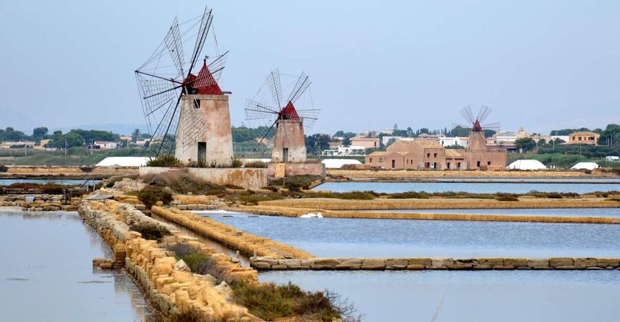 Guided tour of the Marsala Salt Pans and salt harvesting - Entering Infersa Mill: where salt production becomes easy to grasp