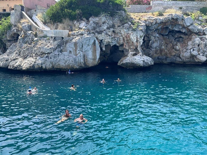 Half day boat tour of Palermo - VelaClub Palermo swim stop: one more burst of water fun