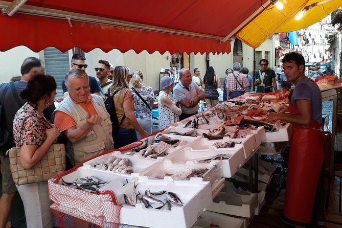 Markets and monuments: walking tour and street food in Palermo - Piazza Olivella, Sant’Ignazio, and the Fontana della Vergogna story