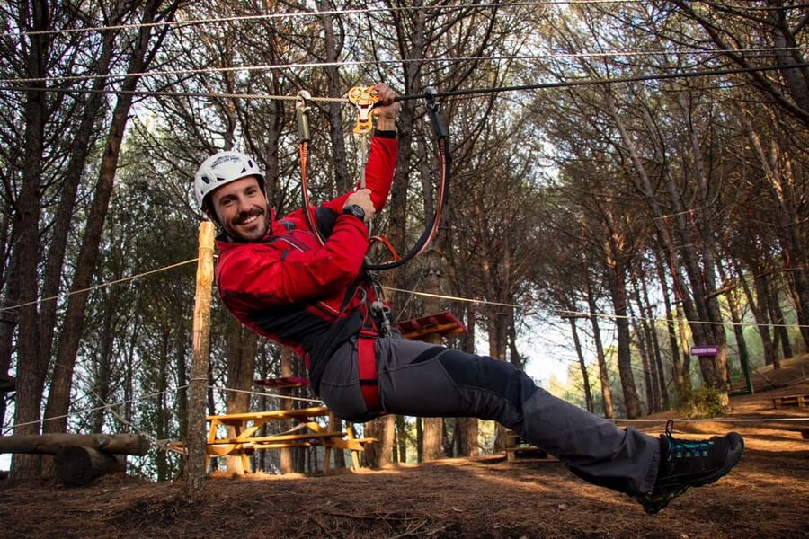 Monti Rossi Adventure Park Entry Ticket - Setting: Nicolosi’s Pineta Monti Rossi Tree-Top Terrain