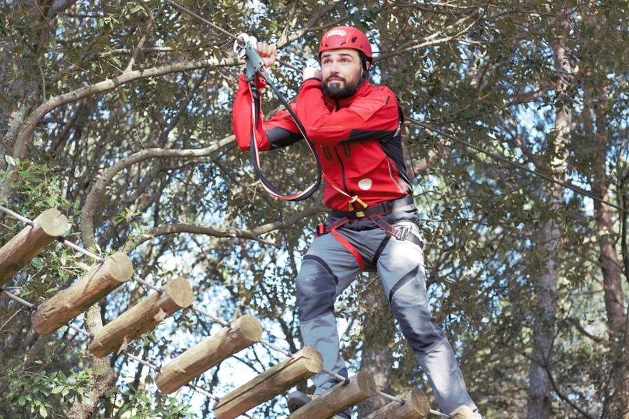 Monti Rossi Adventure Park Entry Ticket Full - Entering the park and getting ready: how the safety flow works