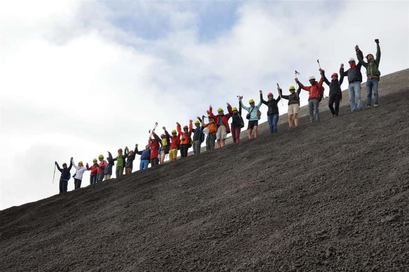 Mount Etna: Central Crater Tour with cable car and jeep - The main on-foot section to the Central Crater: Mars-like walking with a pro guide