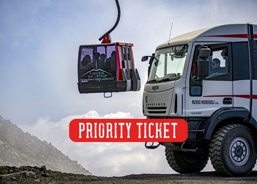 Mount Etna: Roundtrip Cable Car and 4x4 Bus Ticket - Cable Car Climb to 2,500m: Views First, Motion Second