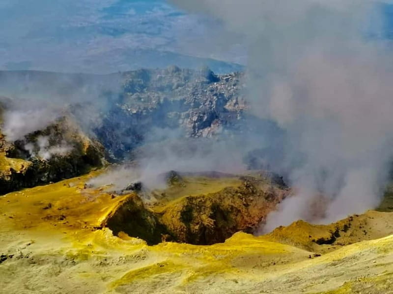 Mount Etna: Summit Trekking Tour - Meeting at Sole-neve Souvenirs and getting geared up fast